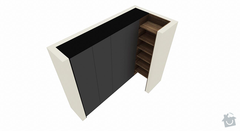 3D návrh skříně na míru